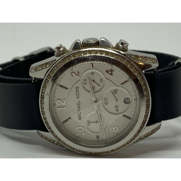Michael Kors MK5165 Women\'s Black Leather Analog S main image 4